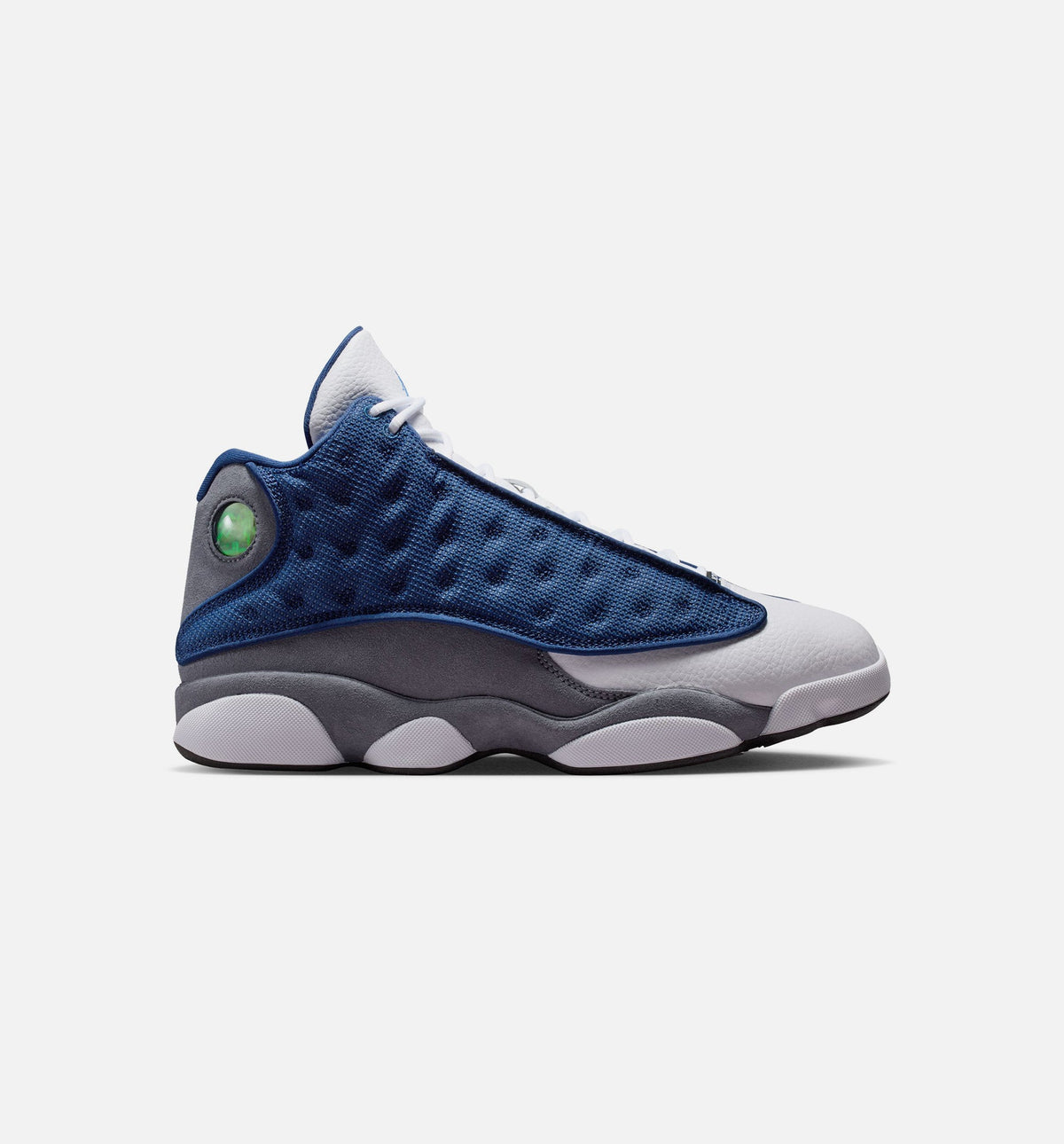 Air Jordan 13 Retro Navy And Flint Grey 男款生活方式运动鞋 - 深海蓝/学院蓝/燧石灰/白色