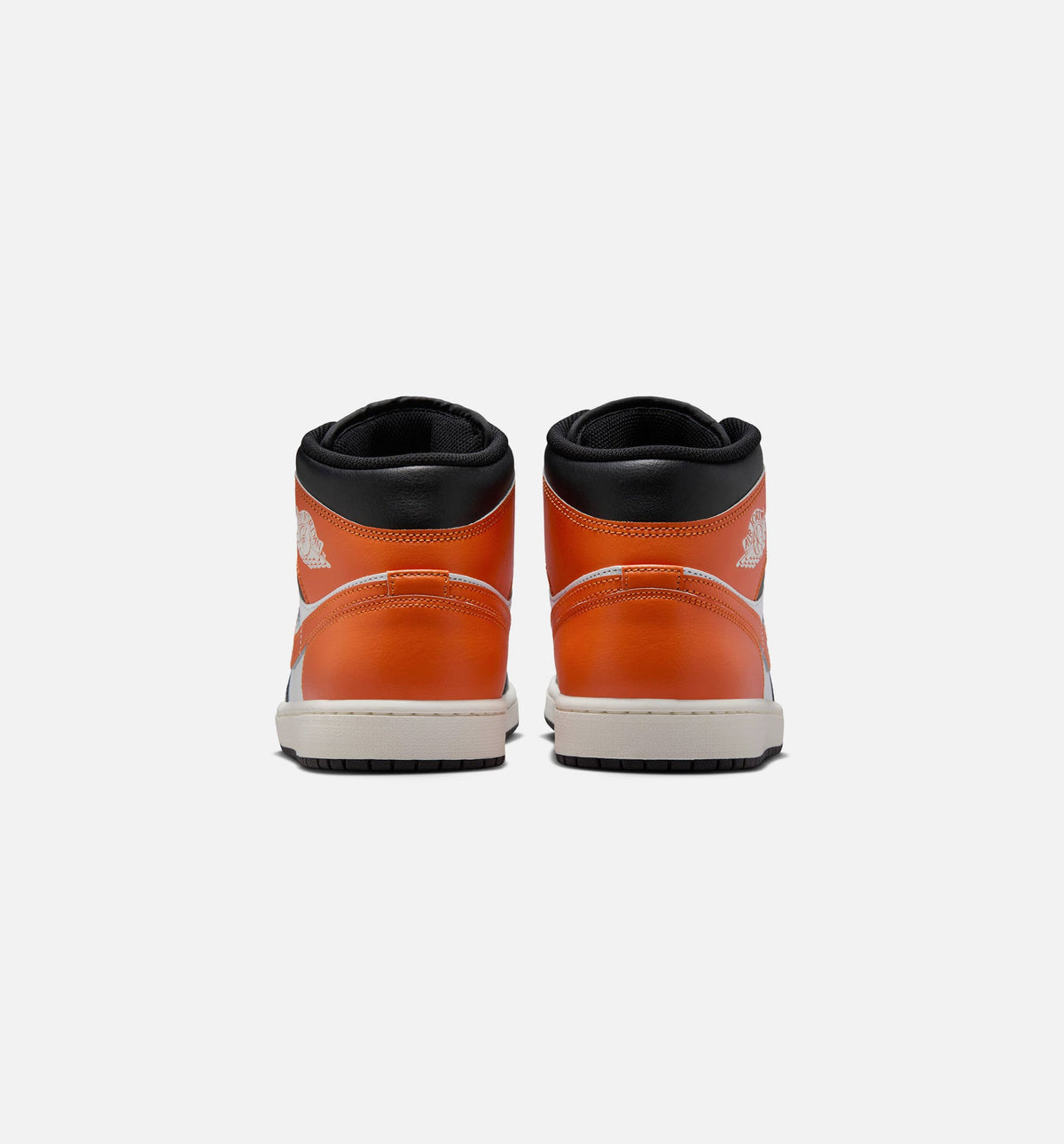 Air Jordan 1 Mid - 男款生活方式运动鞋（海星橙/白/帆布白/黑）