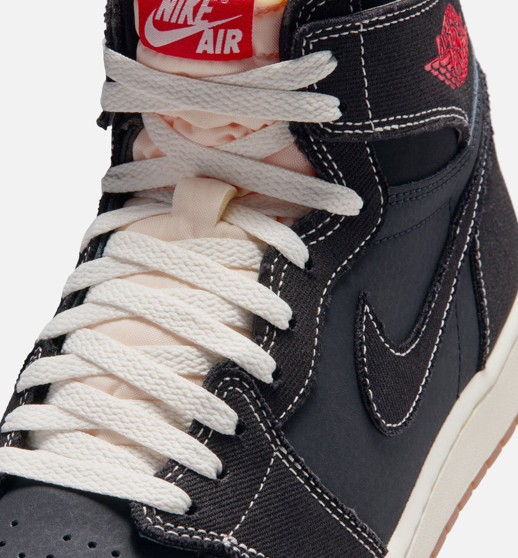 Air Jordan 1 Retro High OG Flight Club - 男款生活方式运动鞋（黑/大学红/帆布白/橡皮棕）