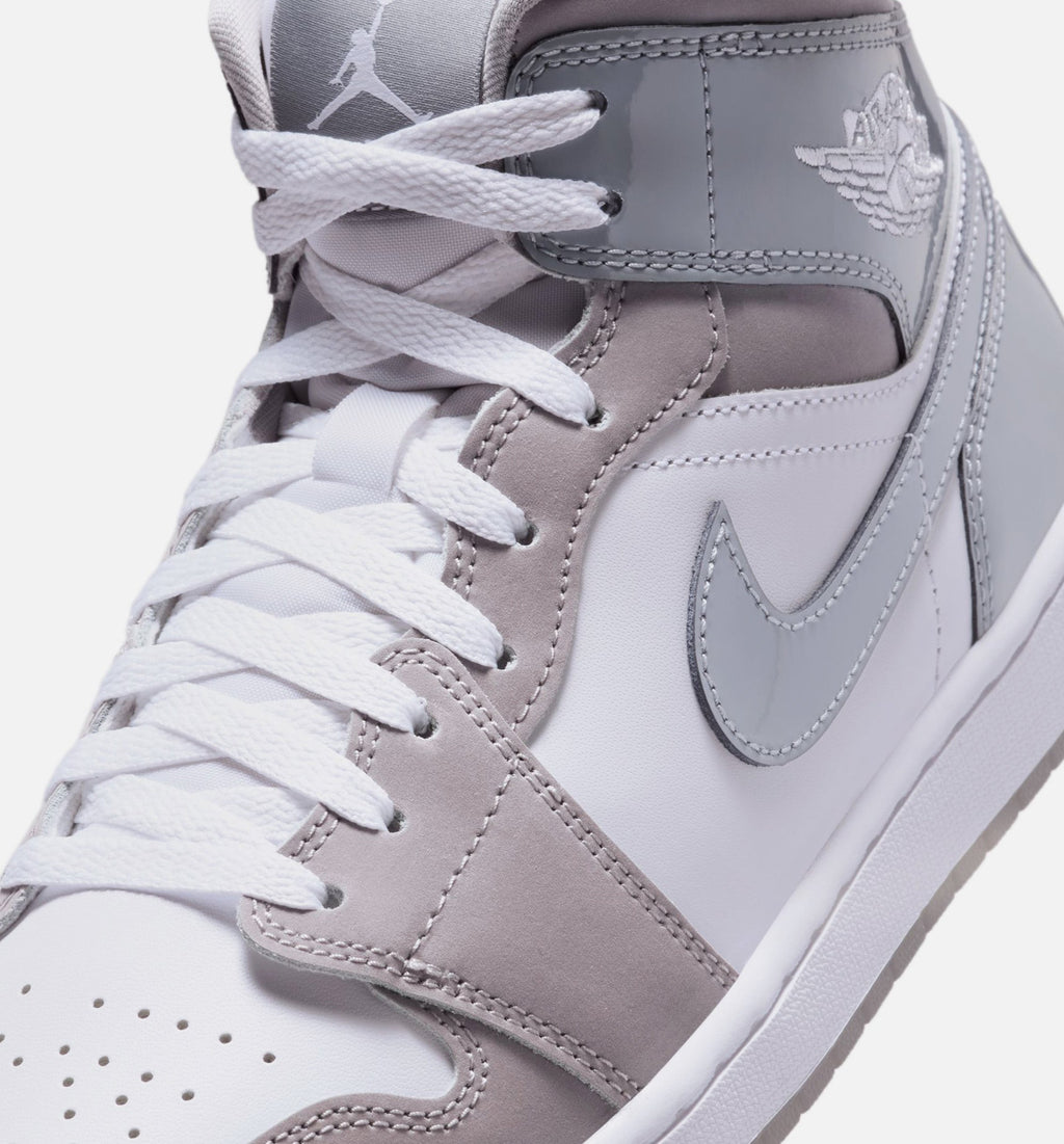 Air Jordan 1 Mid SE Cool Grey - 男款生活方式运动鞋（冷灰/中灰）