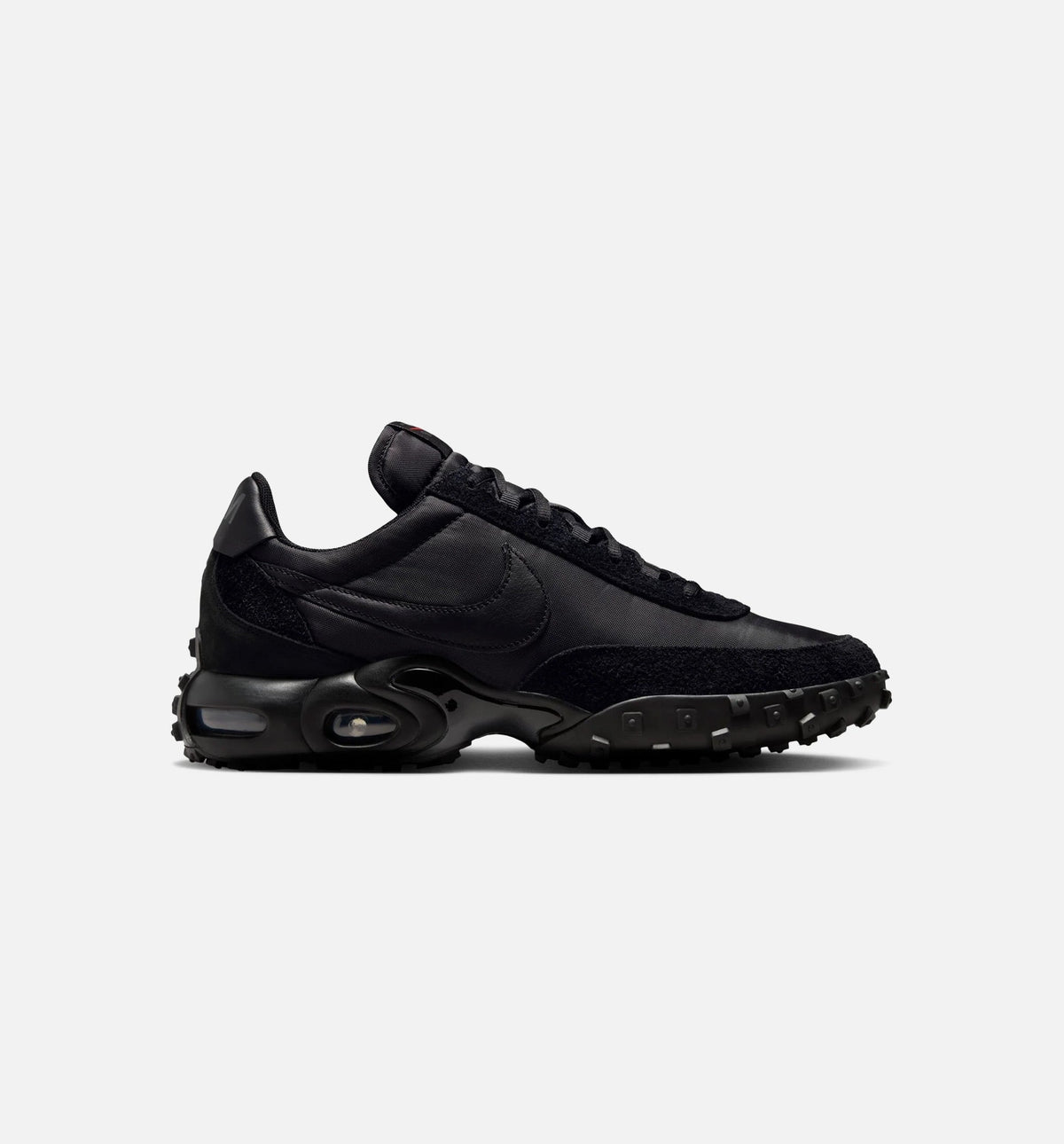 Air Max Waffle Black and Anthracite 男款生活方式运动鞋 - 黑色