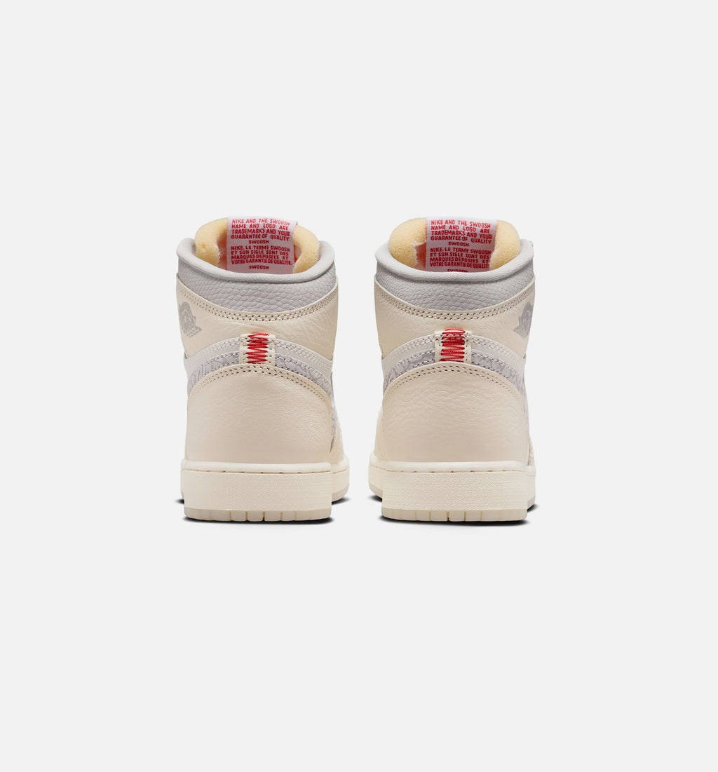 Air Jordan 1 Retro High OG Sail - 青少年生活方式运动鞋（帆布白/大学红/淡象牙/源奴奶白/幻影白）