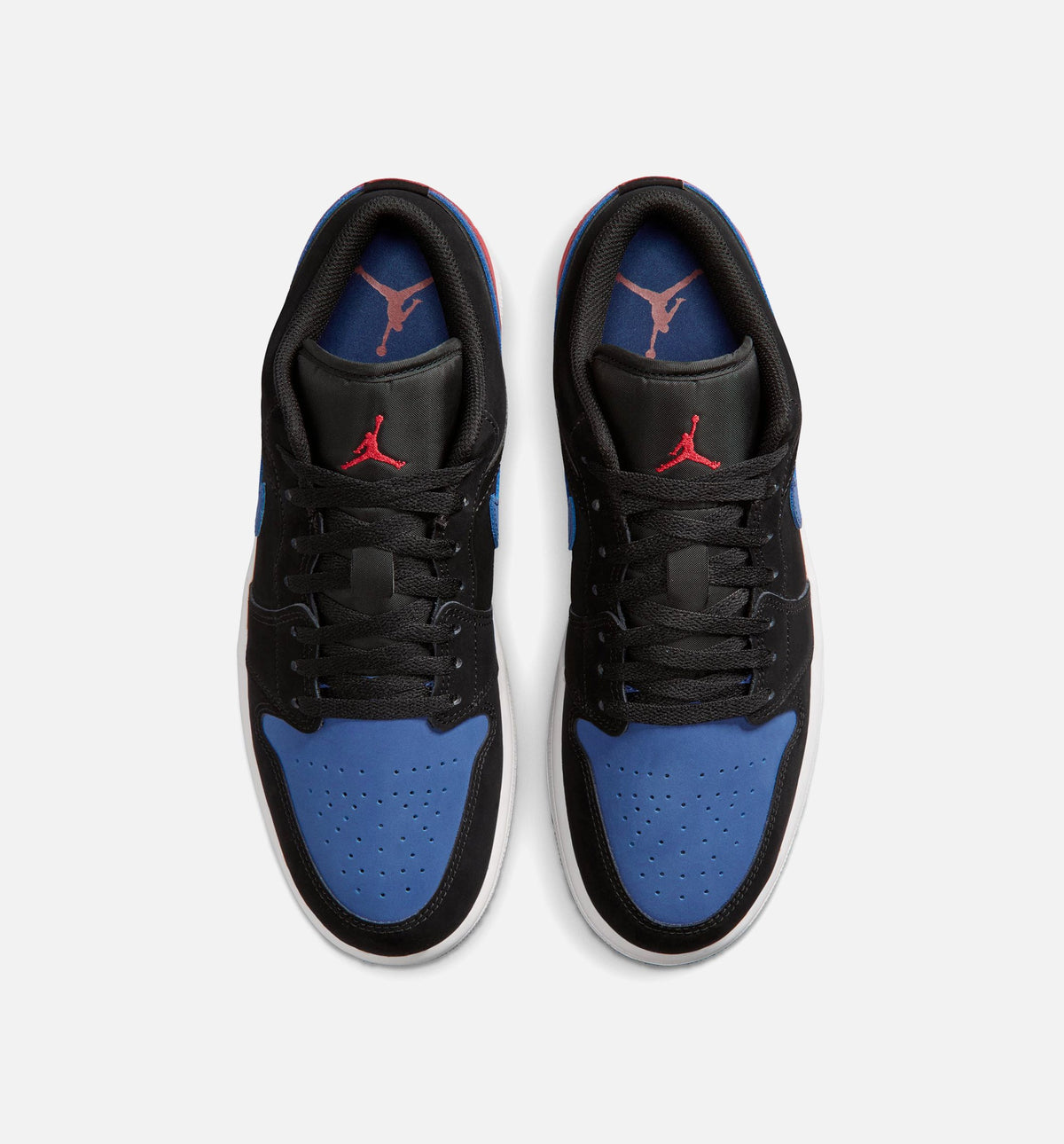 Air Jordan 1 Low - 男款生活方式运动鞋（黑/白/真蓝/红）
