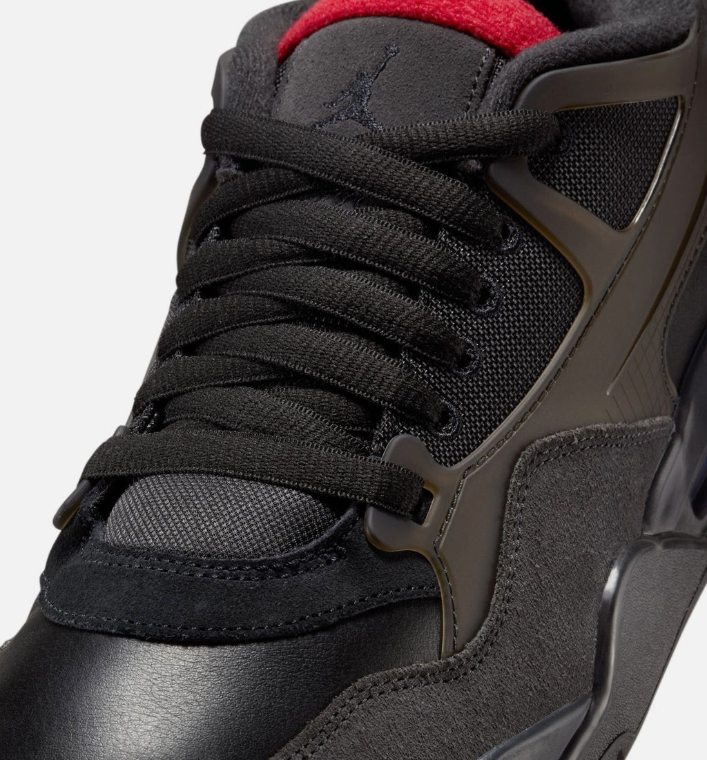 Air Jordan 4 RM Bred 男款生活方式运动鞋 - 黑色/红色