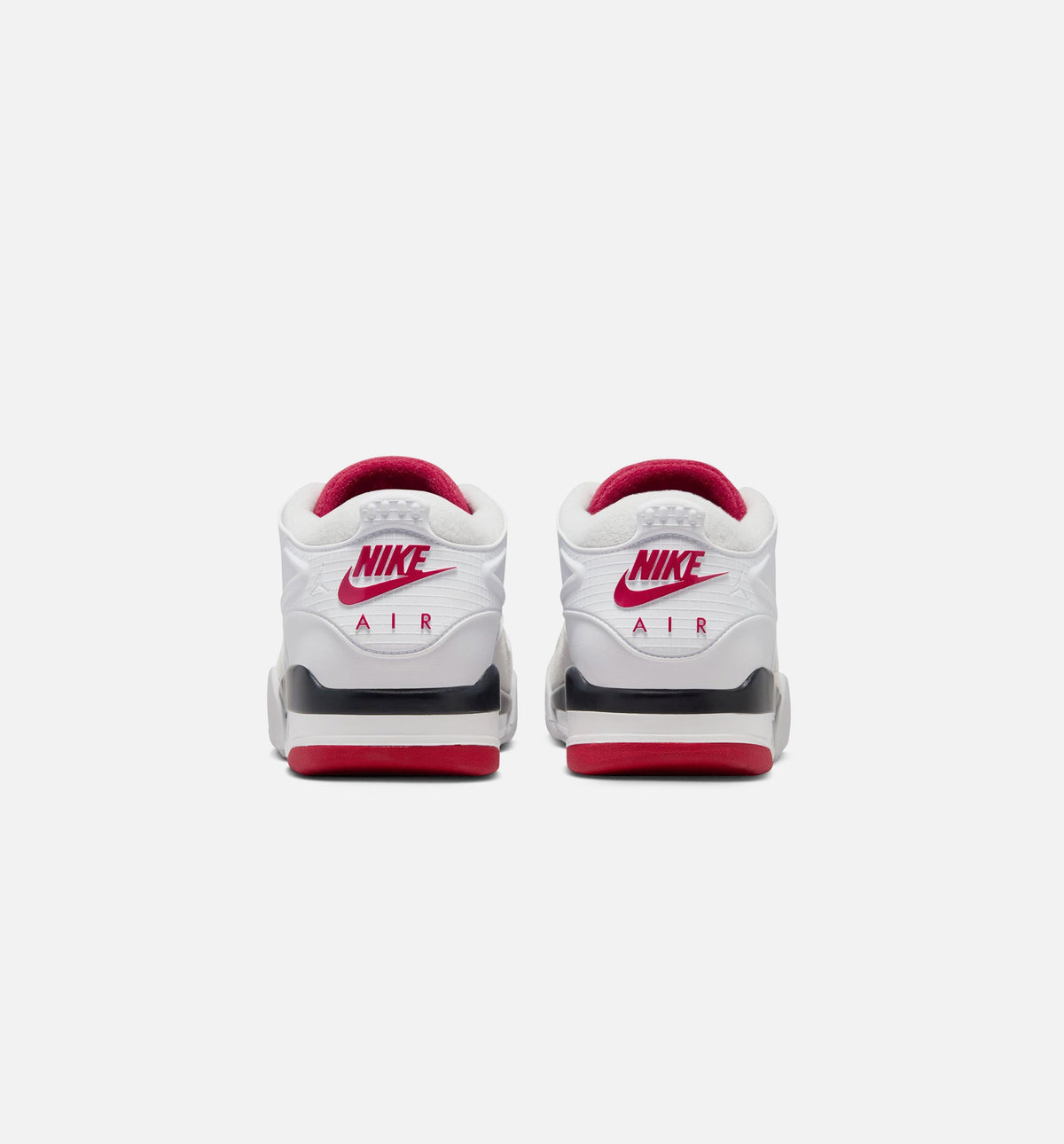 Air Jordan 4 RM 男款生活方式运动鞋 - 白色/黑色/中性灰/校服红