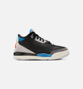 Air Jordan 3 Retro OG Rare Air - 学前儿生活方式运动鞋（黑/智利红/中性灰）
