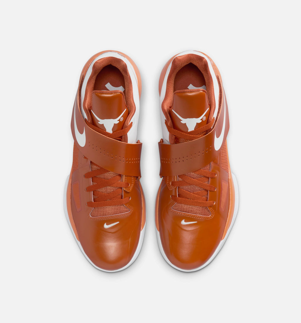 Zoom KD 4 Texas Longhorns - 男款生活方式运动鞋（沙漠橙/白）