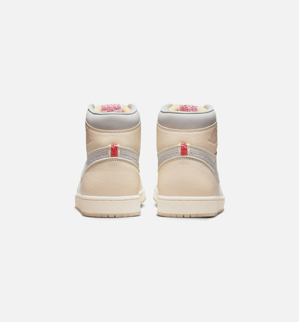 Air Jordan 1 Retro High OG Sail - 男款生活方式运动鞋（帆布白/大学红/淡象牙/源奴奶白/幻影白）