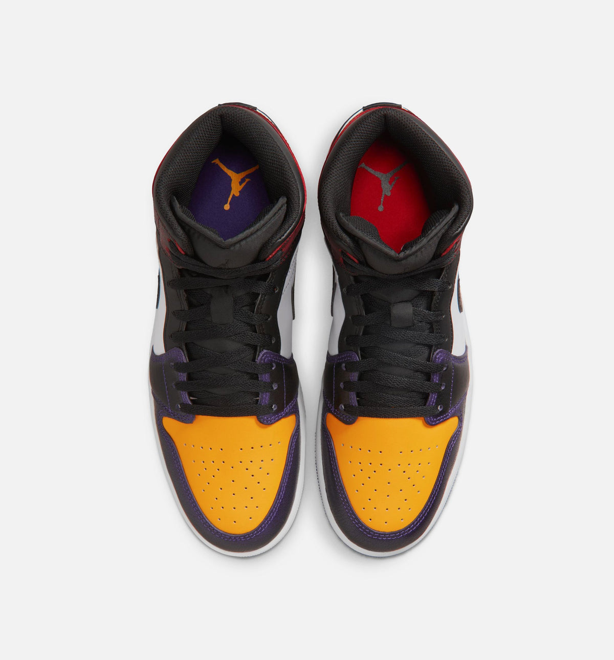 Air Jordan 1 Mid SE - 男款生活方式运动鞋（正红/白/宫廷紫/黑）