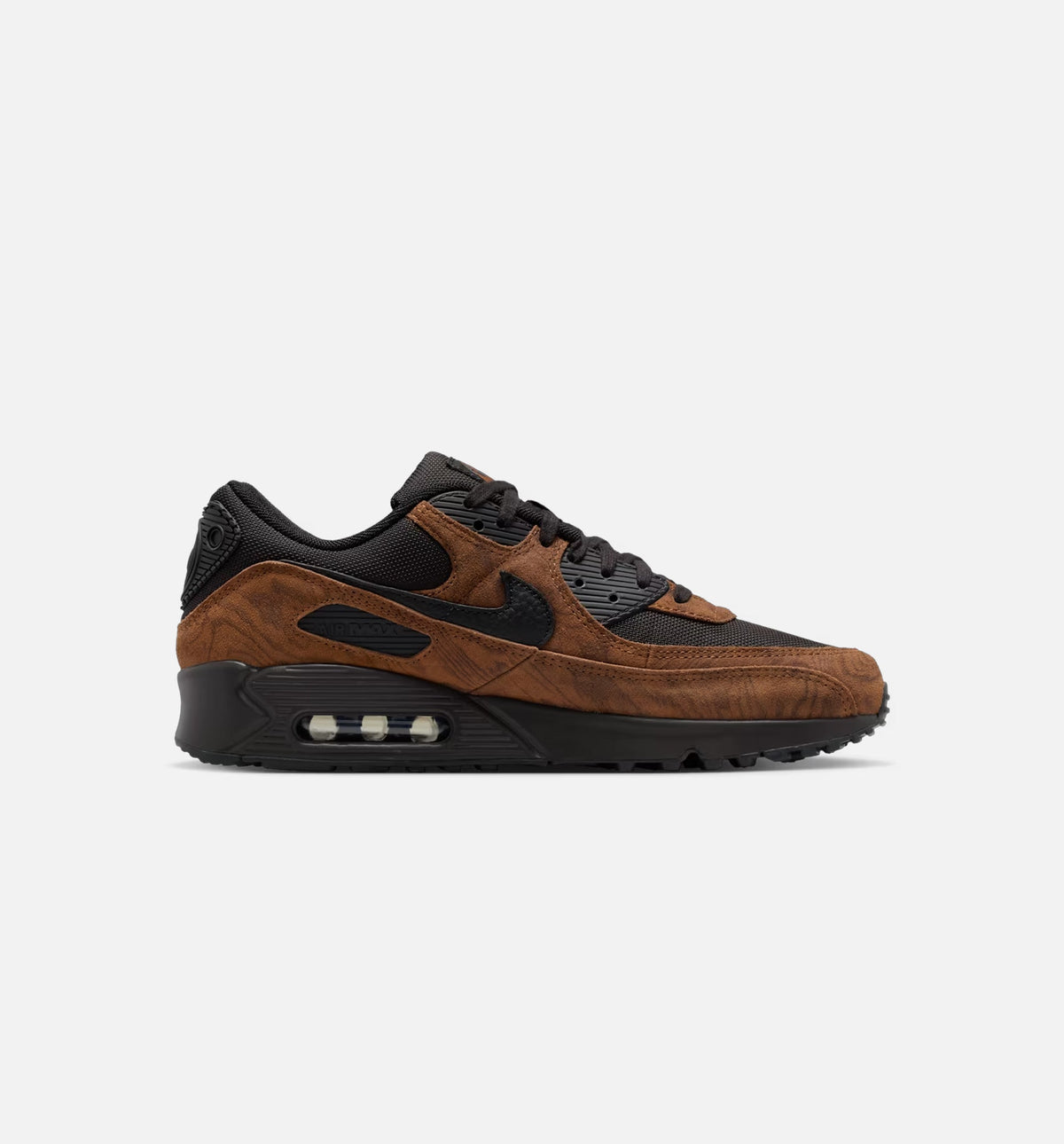 Air Max 90 Premium 男款生活方式运动鞋 - 淡英山棕/丝绒棕/黑色