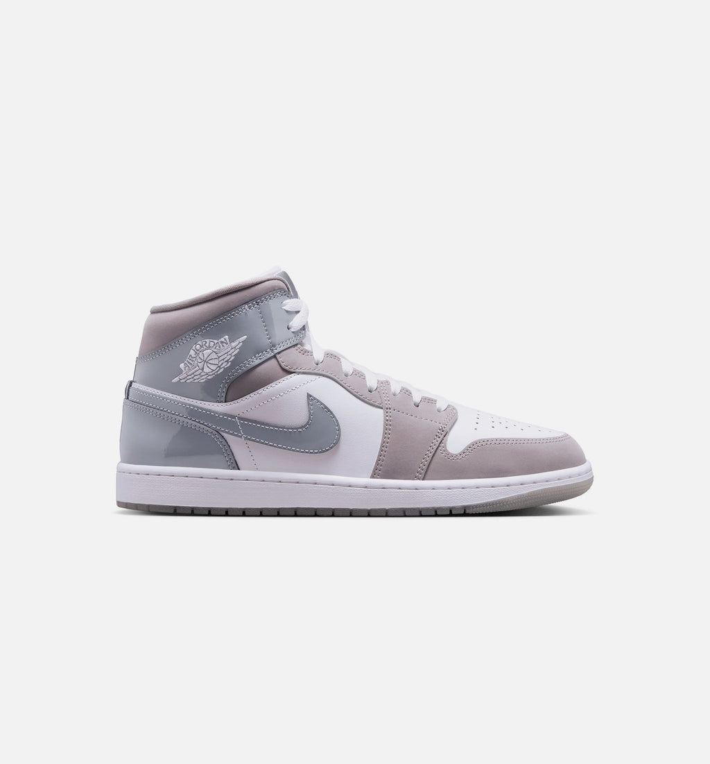 Air Jordan 1 Mid SE Cool Grey - 男款生活方式运动鞋（冷灰/中灰）
