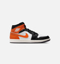 Air Jordan 1 Mid - 男款生活方式运动鞋（海星橙/白/帆布白/黑）