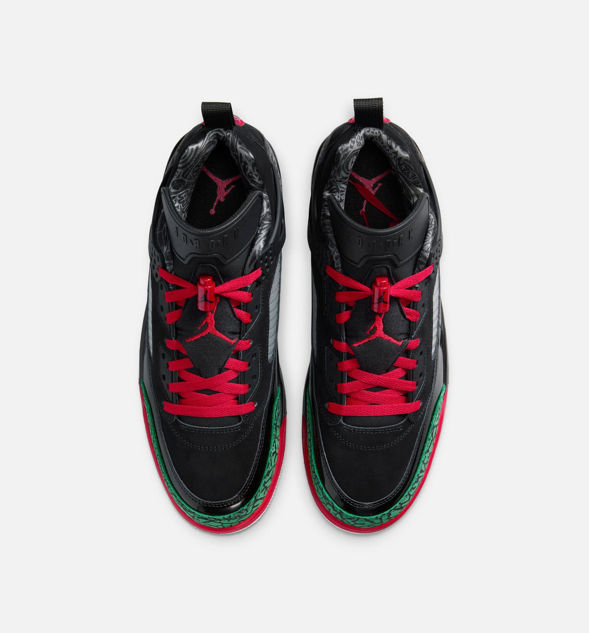 Spizike Low 男款生活方式运动鞋 - 黑色/经典绿/白色/大学红