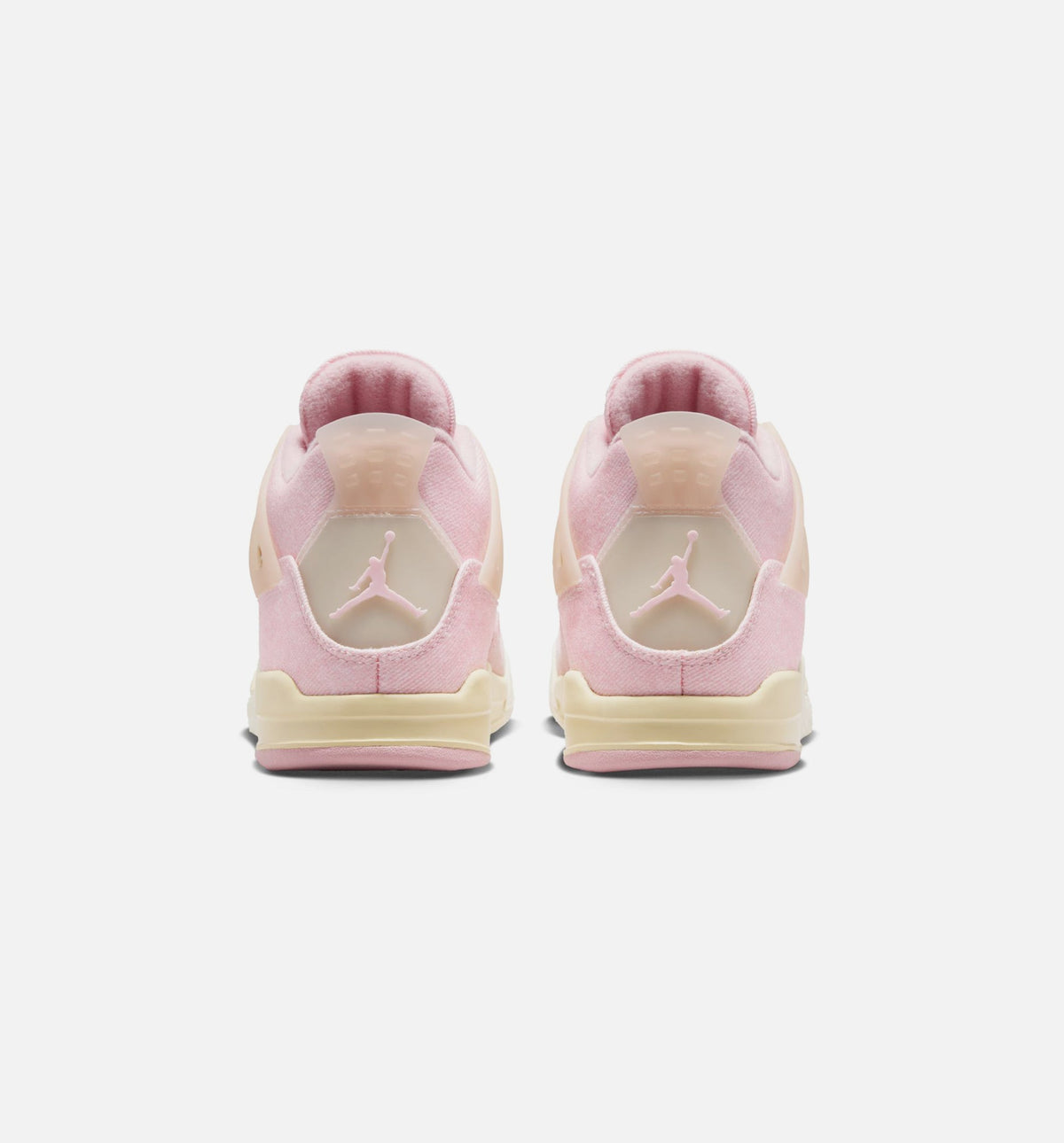 Air Jordan 4 Retro Pink Pearl And Iced Carmine 学前儿童生活方式运动鞋 - 珍珠粉/冰红/椒奶