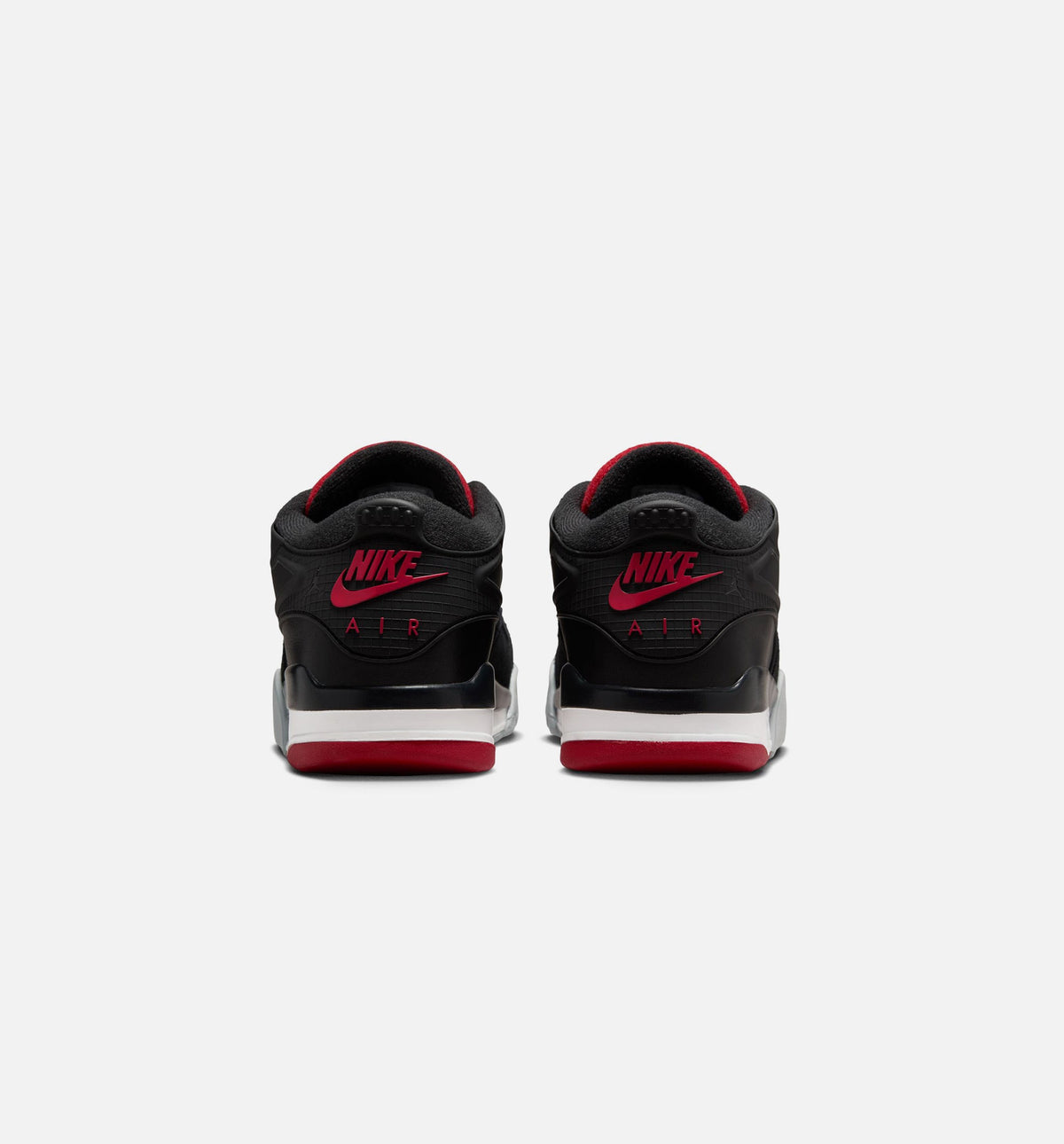 Air Jordan 4 RM 男款生活方式运动鞋 - 黑色/狼灰/白色/校服红