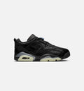 Air Jordan 6 Retro Low Blackout 女款生活方式运动鞋 - 全黑