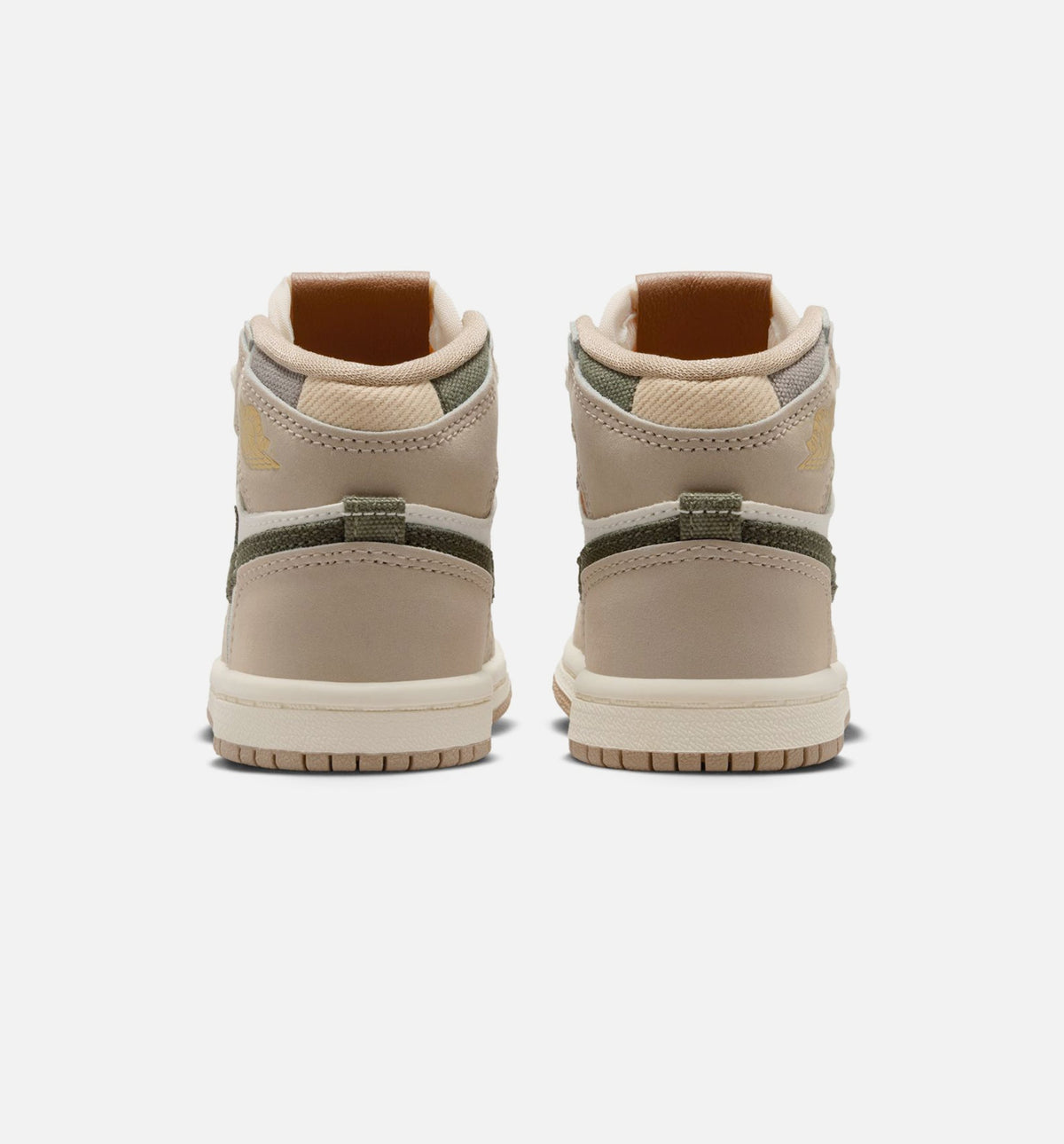 Air Jordan 1 Retro High OG Khaki - 婴幼儿生活方式运动鞋（卡其色/帆布白/渐变奶白/货运卡其）