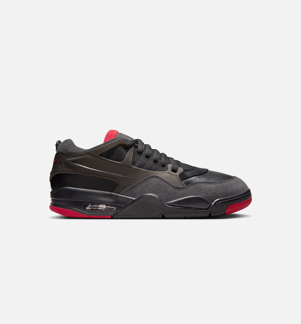 Air Jordan 4 RM Bred 男款生活方式运动鞋 - 黑色/红色