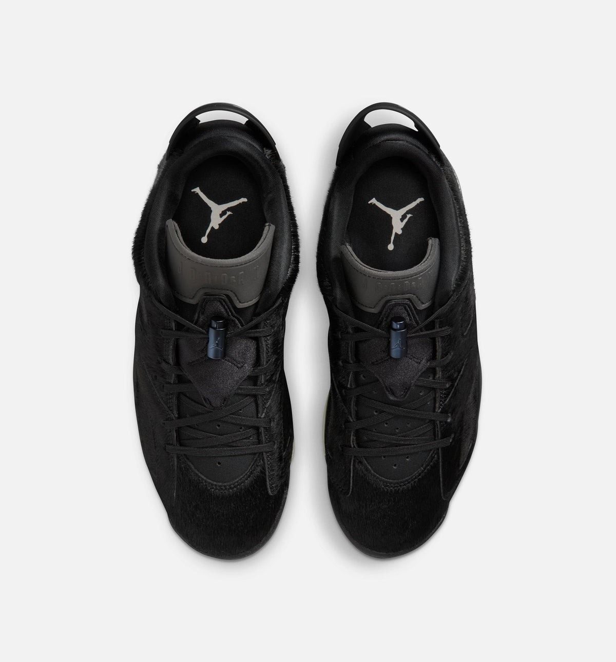 Air Jordan 6 Retro Low Blackout 女款生活方式运动鞋 - 全黑
