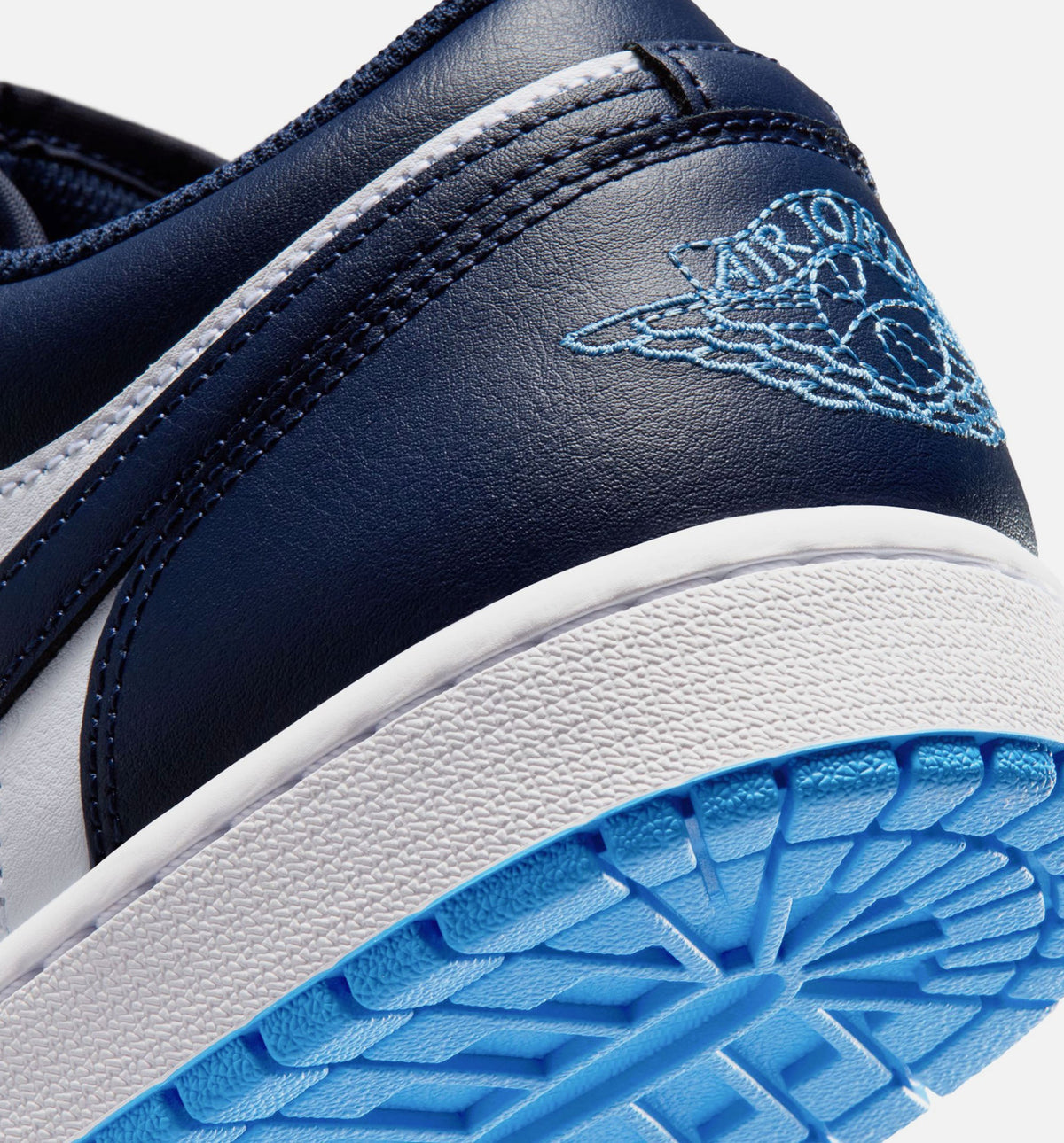 Air Jordan 1 Low - 男款生活方式运动鞋（深海军蓝/大学蓝/白）