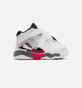 Air Jordan 8 Retro White And True Red 婴幼儿生活方式运动鞋 - 白色/黑色/纯红