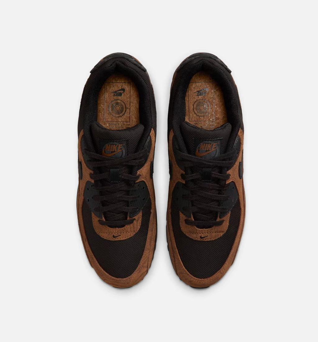 Air Max 90 Premium 男款生活方式运动鞋 - 淡英山棕/丝绒棕/黑色