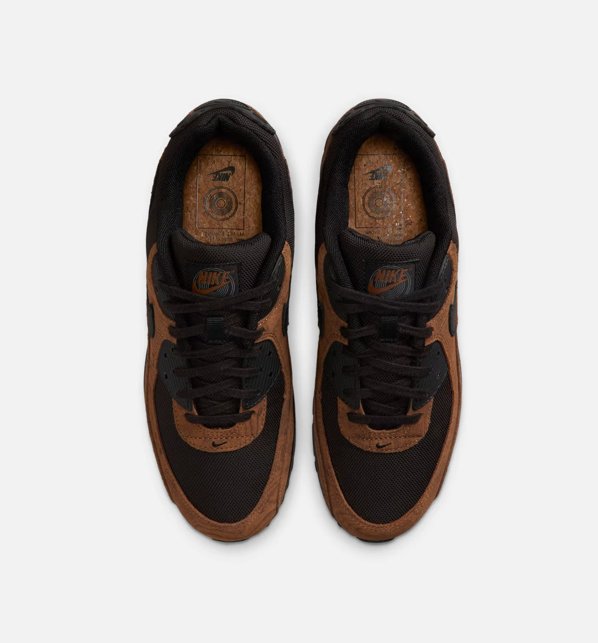 Air Max 90 Premium 男款生活方式运动鞋 - 淡英山棕/丝绒棕/黑色
