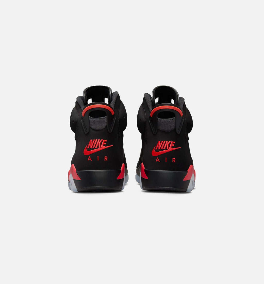 Air Jordan 6 Retro Infrared Salesman 男款生活方式运动鞋 - 黑色/淡红