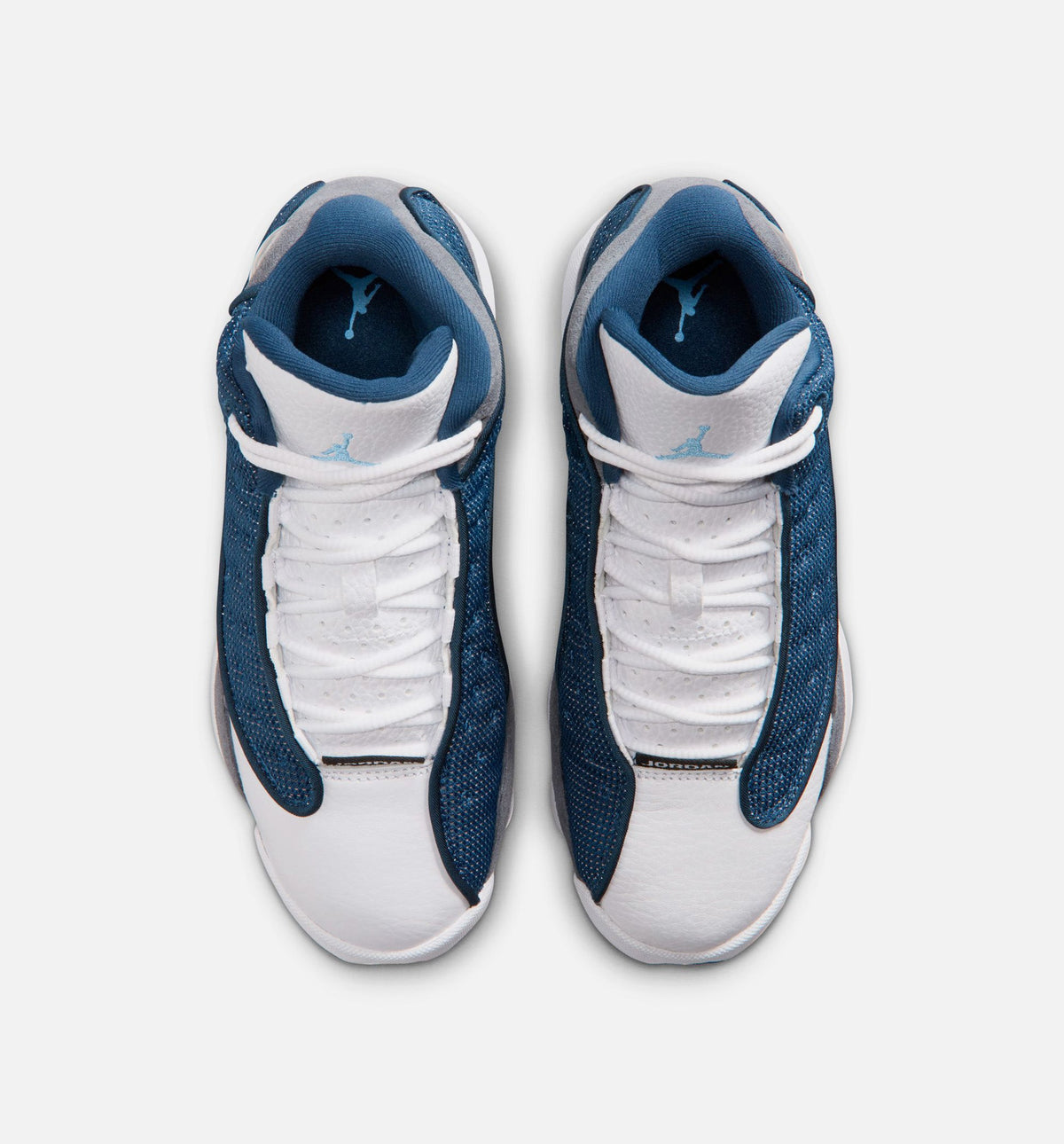 Air Jordan 13 Retro Navy And Flint Grey 大童生活方式运动鞋 - 深海蓝/学院蓝/燧石灰/白色