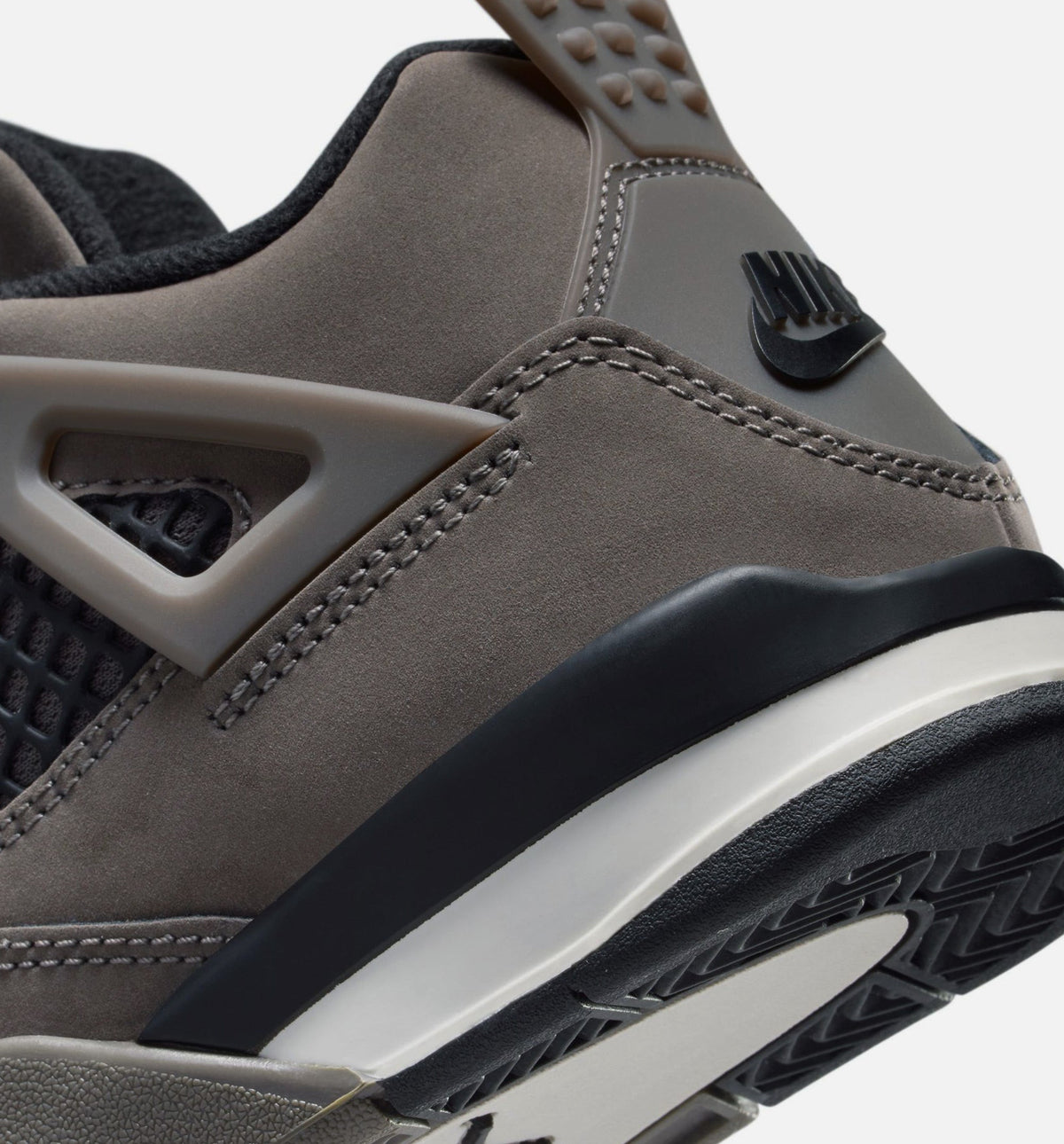 Air Jordan 4 Retro Cave Stone And Black 学前儿童生活方式运动鞋 - 洞穴石/黑色/月粒灰