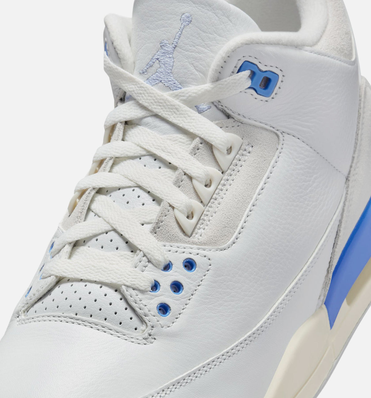 Air Jordan 3 Retro Lucky Shorts - 男款生活方式运动鞋（峰白/氢蓝/传说蓝）
