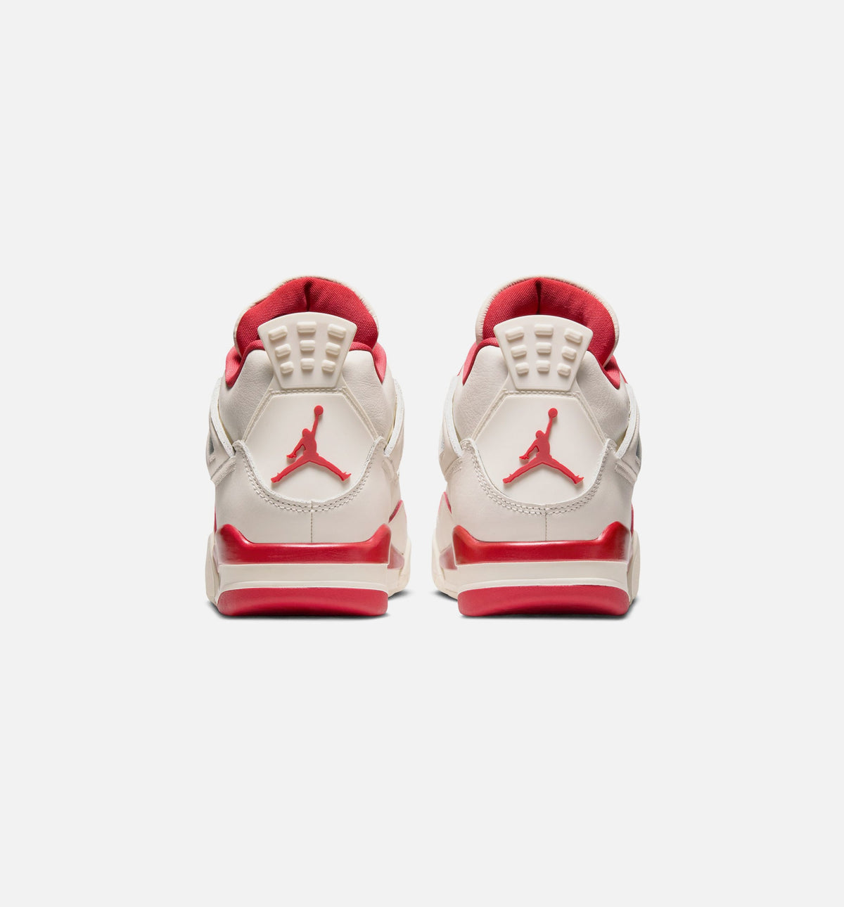 Air Jordan 4 Retro Valentine's Day 女款生活方式运动鞋 - 淡象牙/閅山红/激红