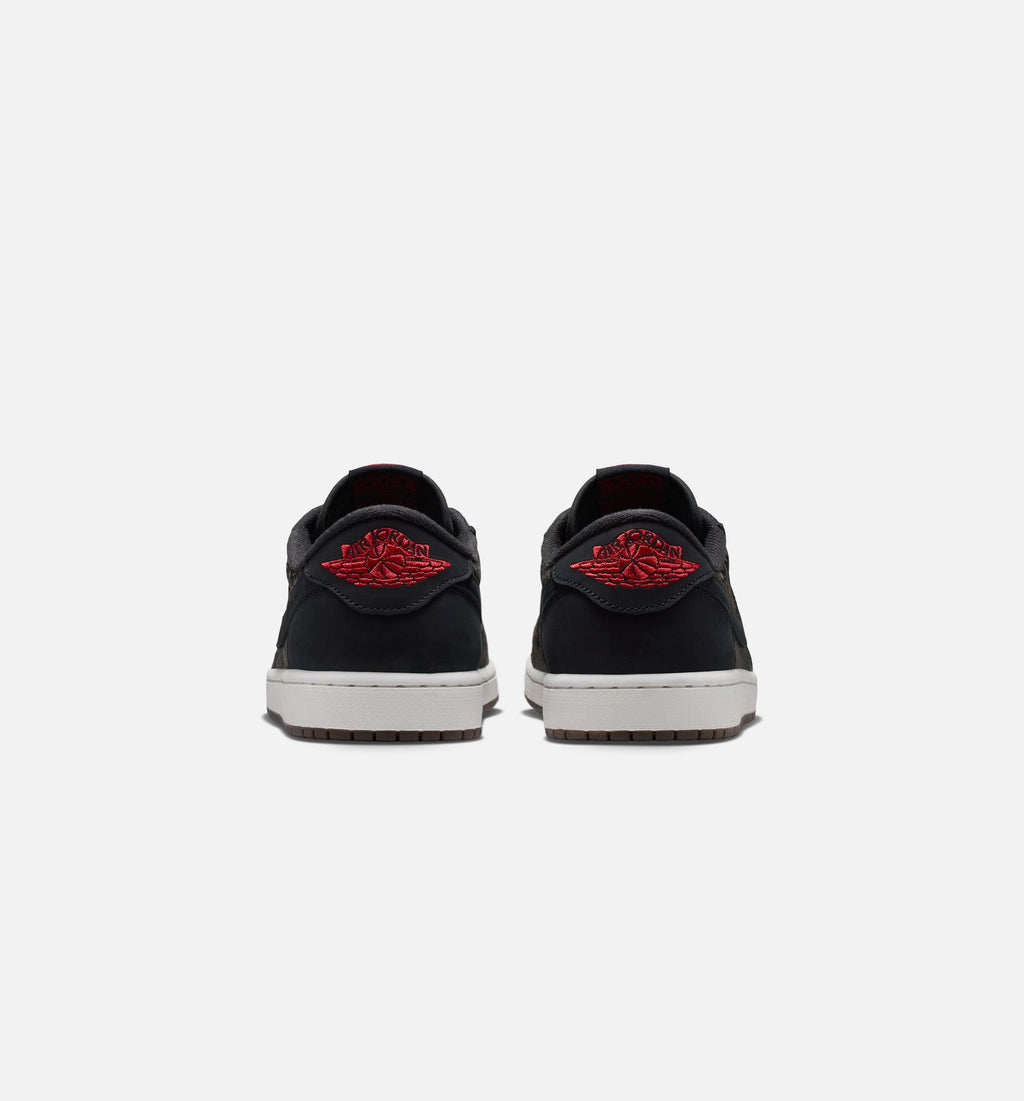 Air Jordan 1 Retro Low OG Laser - 男款生活方式运动鞋（黑/红/峰白）