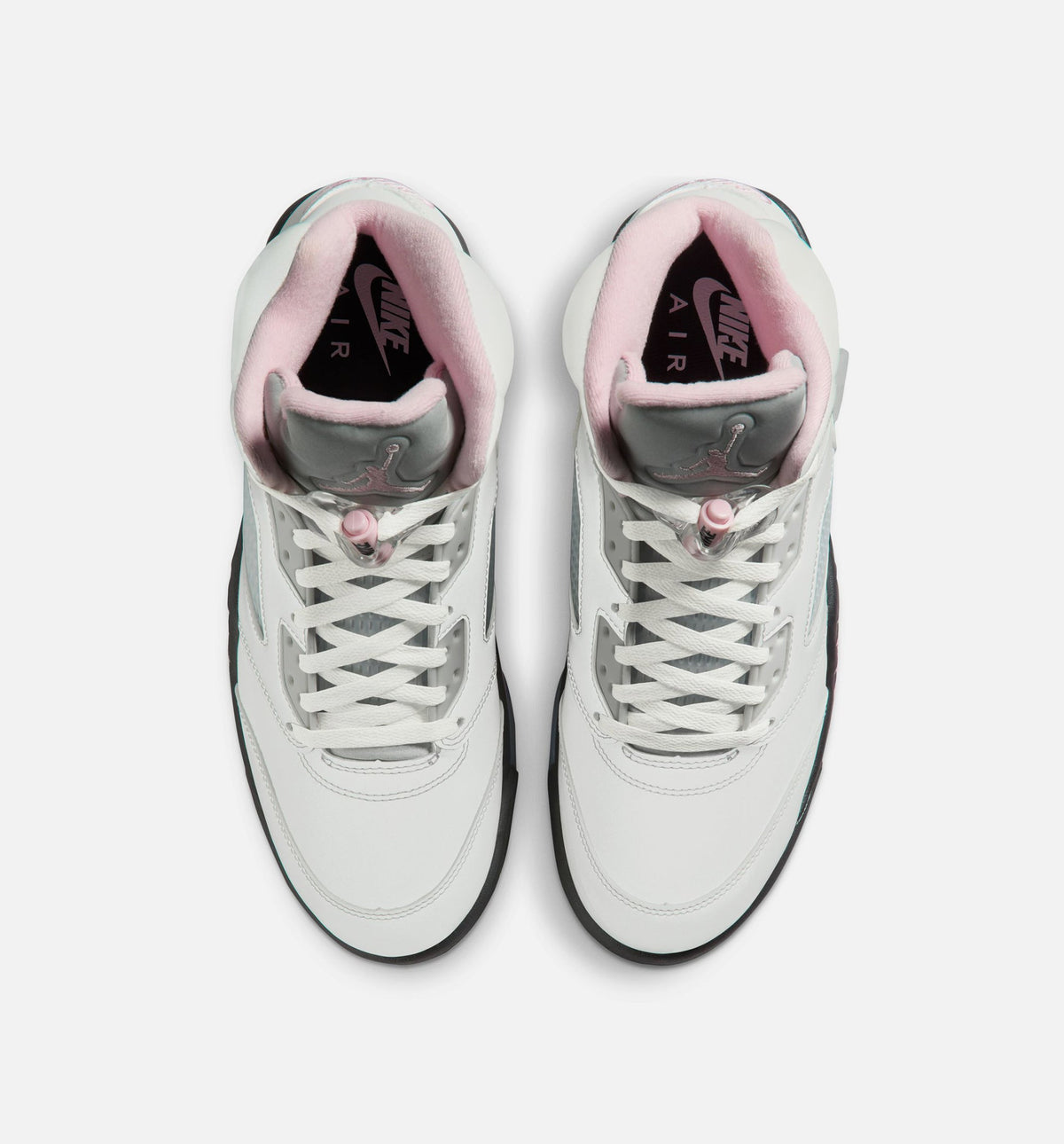 Air Jordan 5 Retro Medium Soft Pink Mens Lifestyle Shoe - WhiteSoft PinkBlack