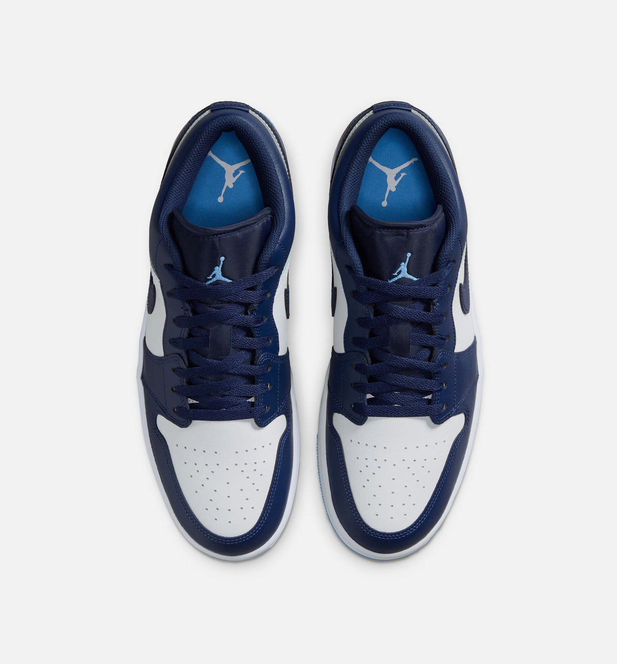 Air Jordan 1 Low - 男款生活方式运动鞋（深海军蓝/大学蓝/白）