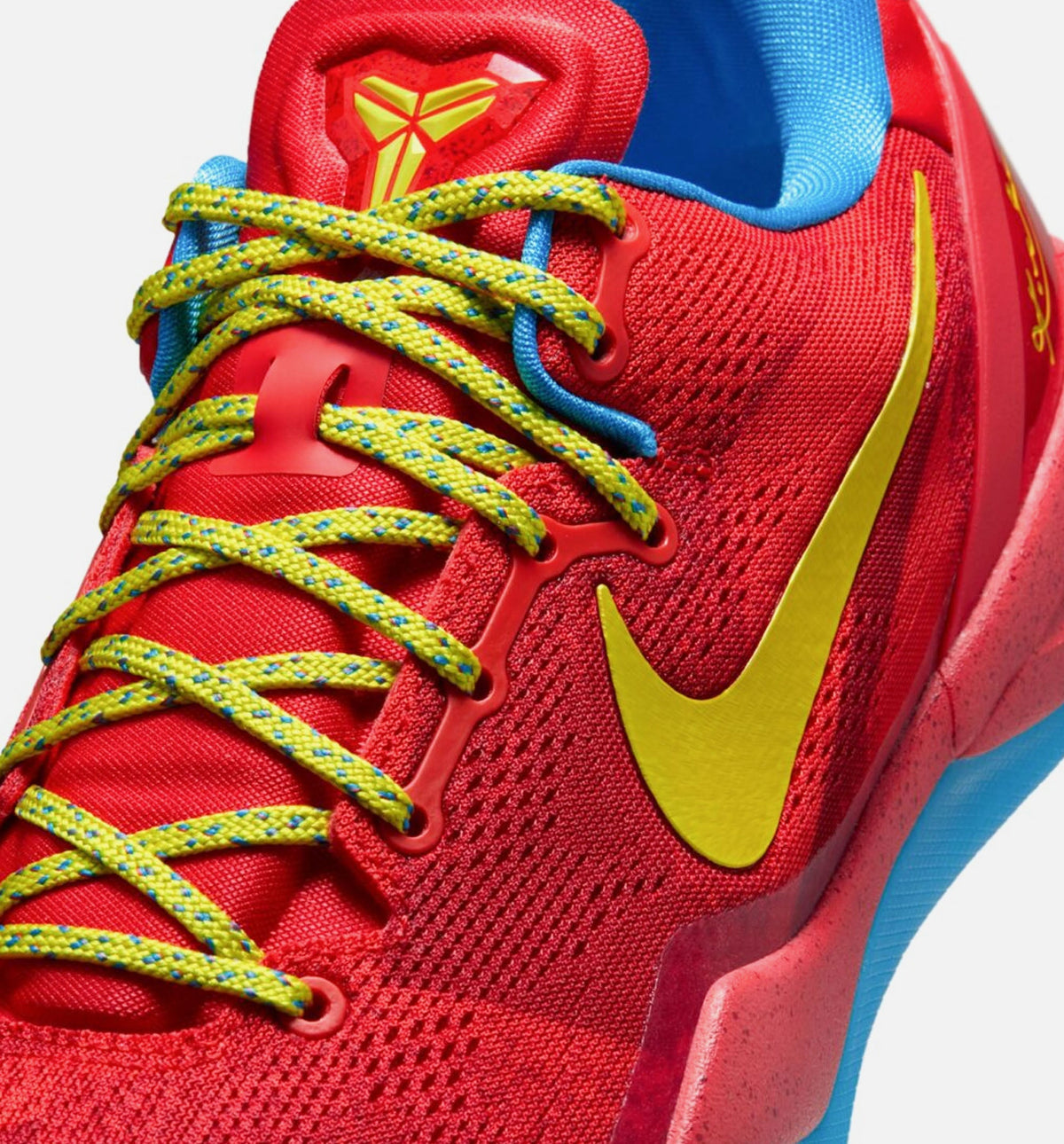 Kobe VIII Protro Year Of The Horse 男款生活方式运动鞋 - 淡红/鲜蒙蓝/亮柠黄