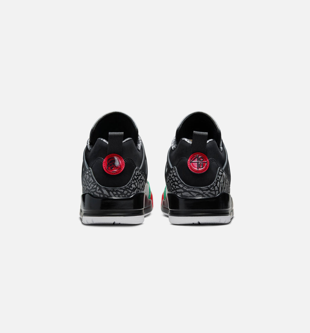 Spizike Low 男款生活方式运动鞋 - 黑色/经典绿/白色/大学红