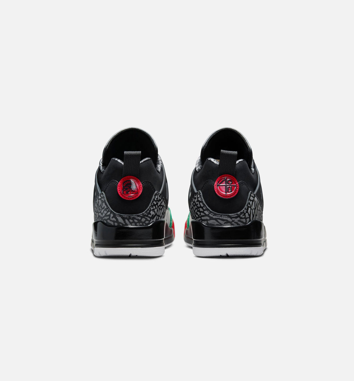 Spizike Low 男款生活方式运动鞋 - 黑色/经典绿/白色/大学红