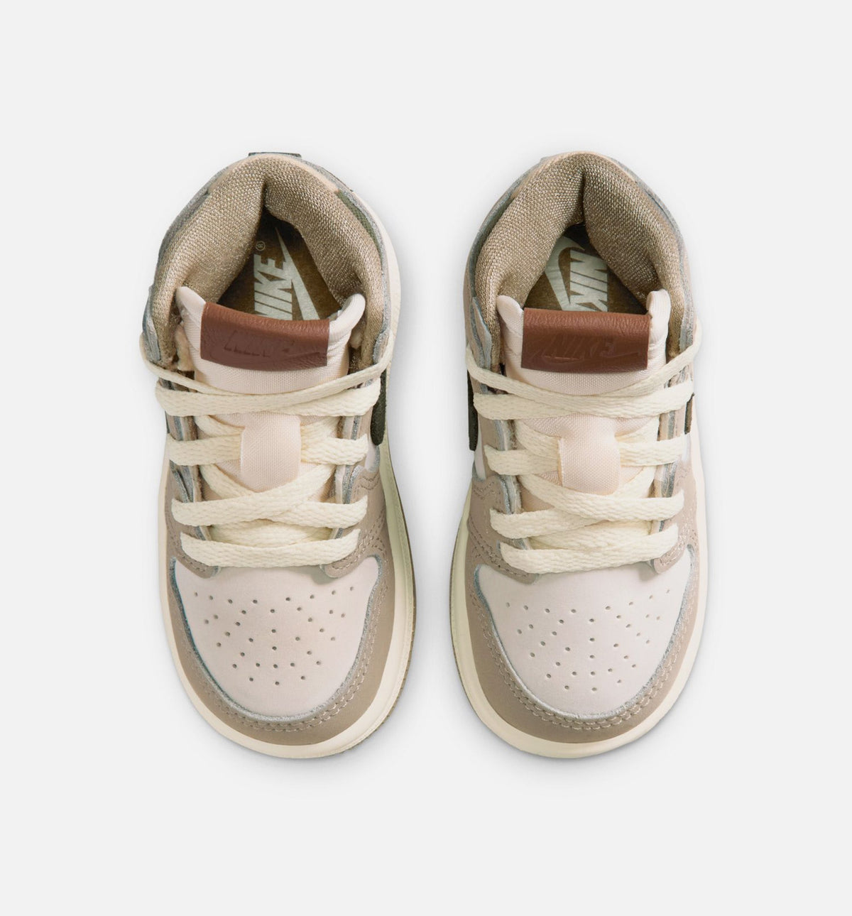 Air Jordan 1 Retro High OG Khaki - 婴幼儿生活方式运动鞋（卡其色/帆布白/渐变奶白/货运卡其）