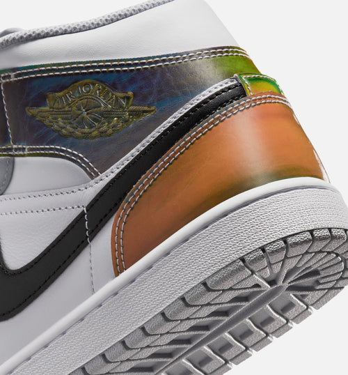 Air Jordan 1 Mid SE - 男款生活方式运动鞋（黑/白/狼灰）