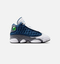 Air Jordan 13 Retro Navy And Flint Grey 大童生活方式运动鞋 - 深海蓝/学院蓝/燧石灰/白色