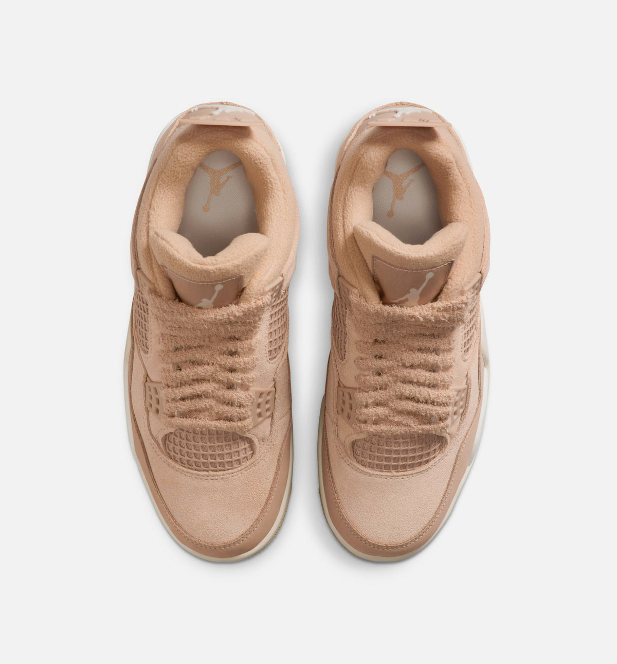 Air Jordan 4 Retro Cozy Girl 女款生活方式运动鞋 - 麻色/淡朴木色
