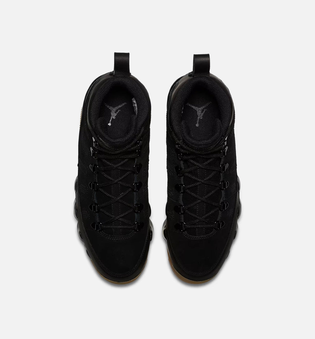 Air Jordan 9 Retro 男款生活方式靴子 - 黑色/黑色树轮弹浅棕