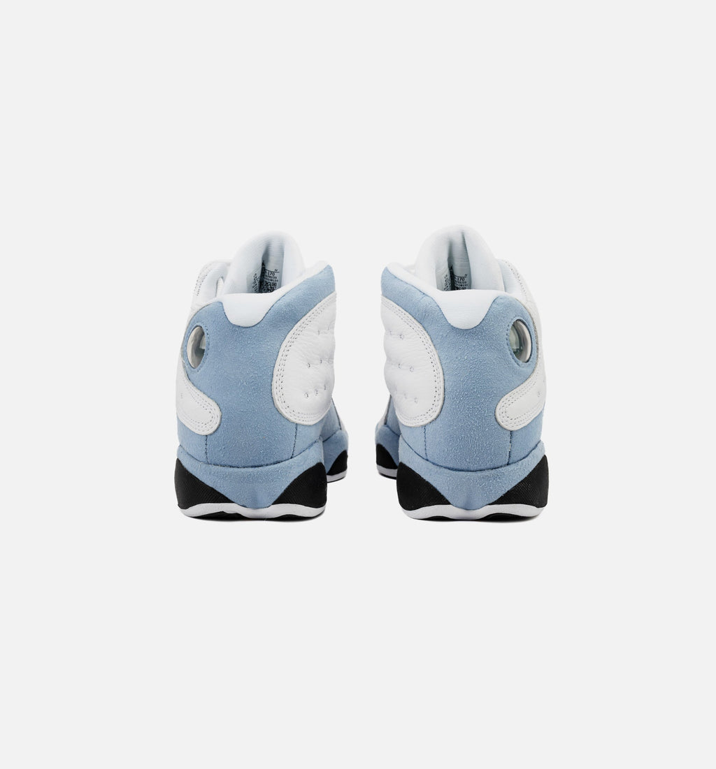 Air Jordan 13 Retro Blue Grey - 青少年生活方式运动鞋（白/蓝灰/黑/黄赭條）