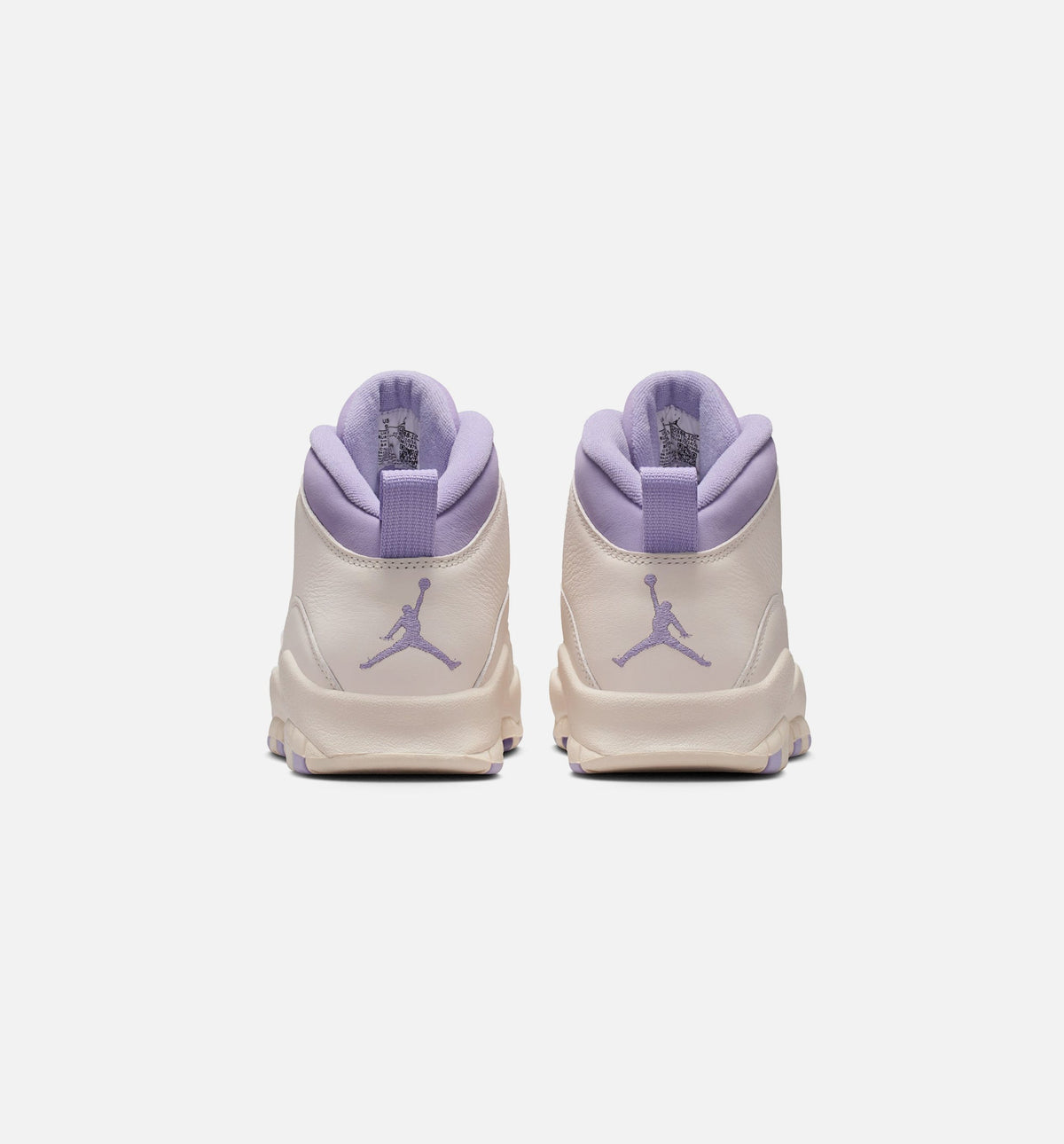 Air Jordan 10 Retro Hydrangeas 女款生活方式运动鞋 - 粉笔白/绣球花/野葡萄