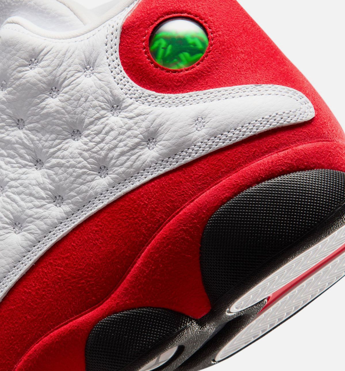 Air Jordan 13 Retro White And University Red 男款生活方式运动鞋 - 白色/黑色/真红
