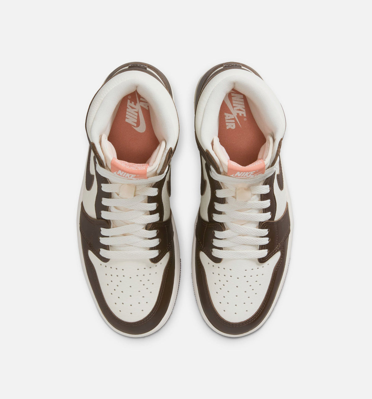 Air Jordan 1 Retro High OG Baroque Brown - 女款生活方式运动鞋（巴洛克棕/淡茋草红/帆布白）