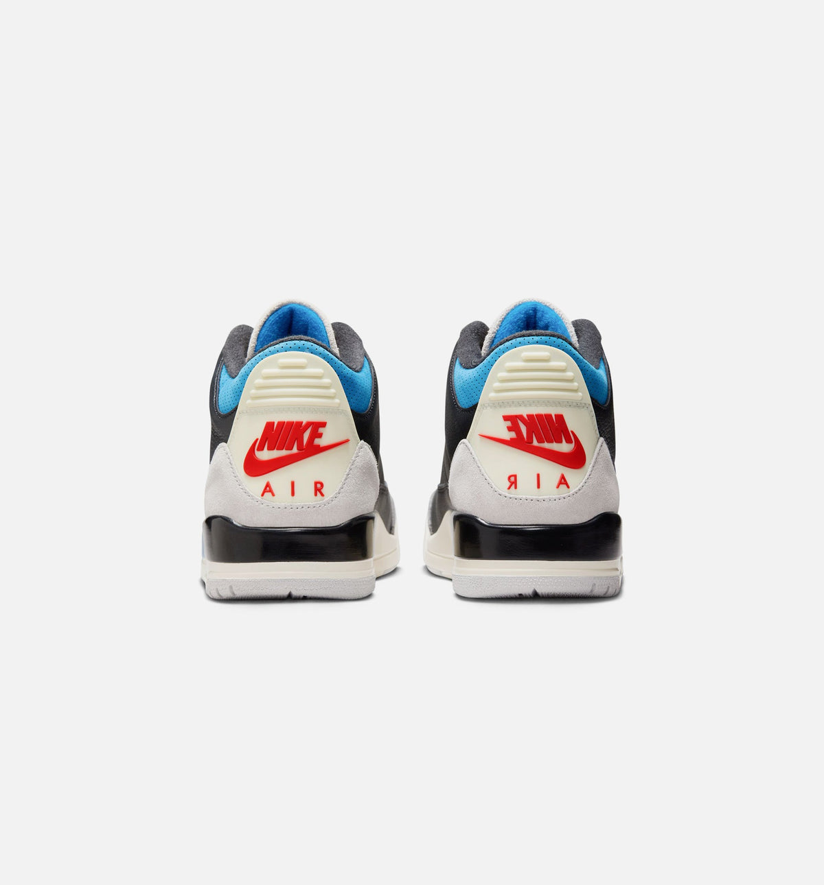 Air Jordan 3 Retro OG Rare Air - 男款生活方式运动鞋（黑/智利红/中性灰）