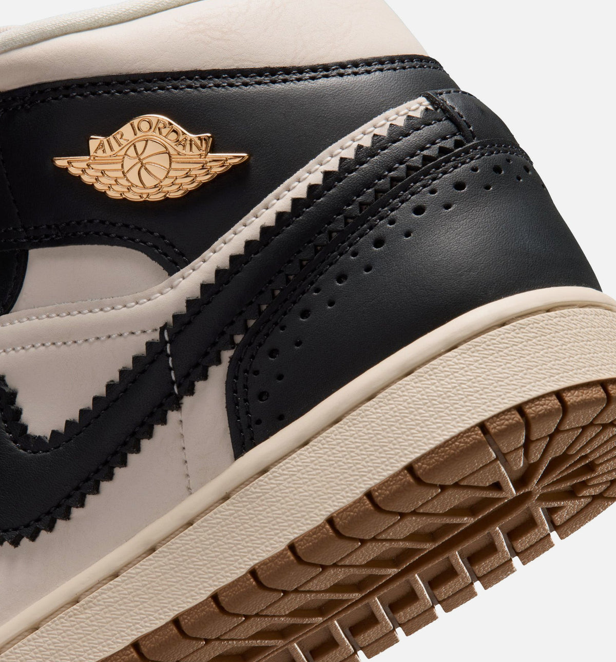 Air Jordan 1 Mid SE - 女款生活方式运动鞋（深灰黑/粉笔白/珍珠白）