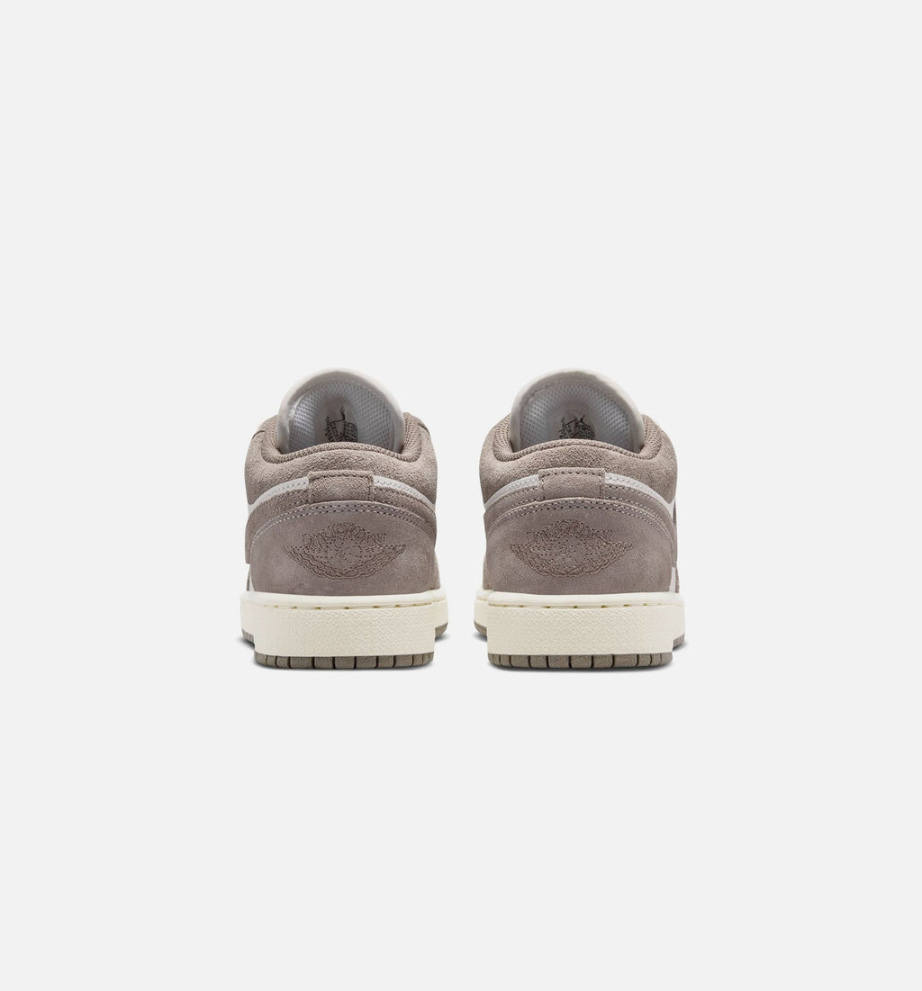 Air Jordan 1 Low Grade School - 青少年生活方式运动鞋（橄榄绿）